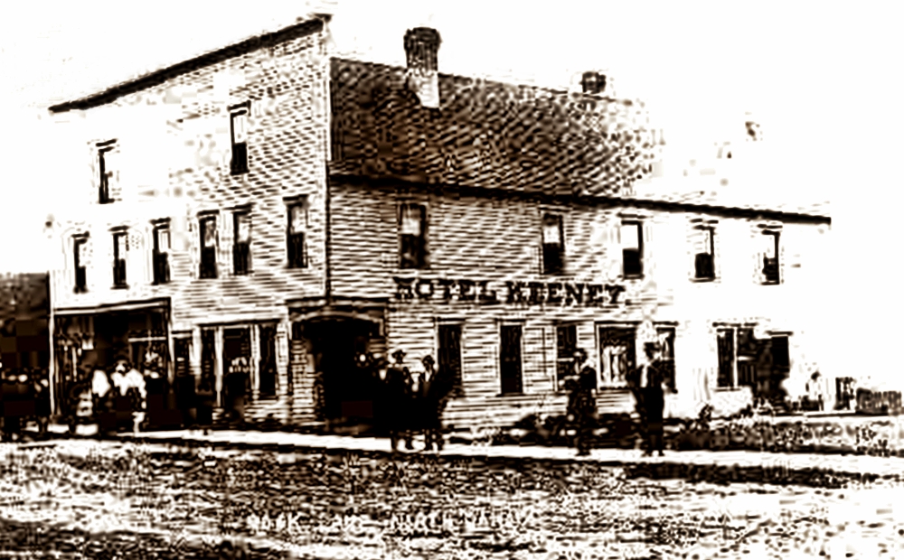 Hotel Keeney, Rock Lake North Dakota